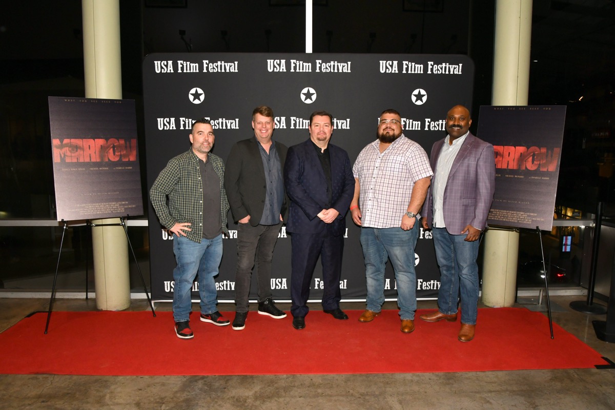 CC Films team at the Marrow world premiere